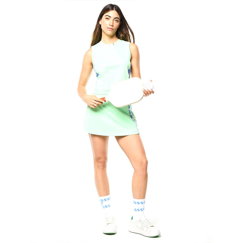 Sergio Tacchini Lara Cropped Top - Green Ash