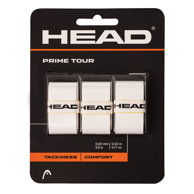 Head Multisport Overgrips Prime Tour 3 PCS Pack white
