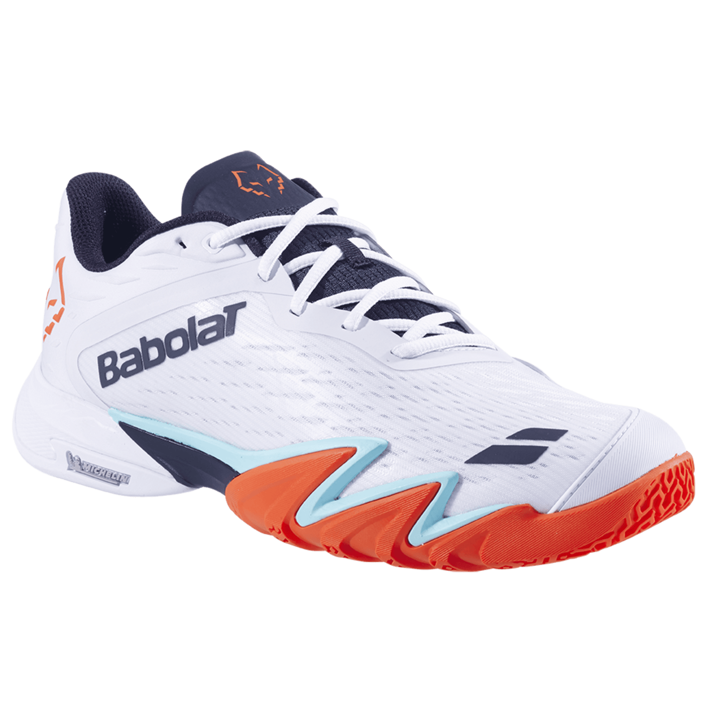 Babolat Padel Shoes Premura 3 Lebron | Men - White & Orange