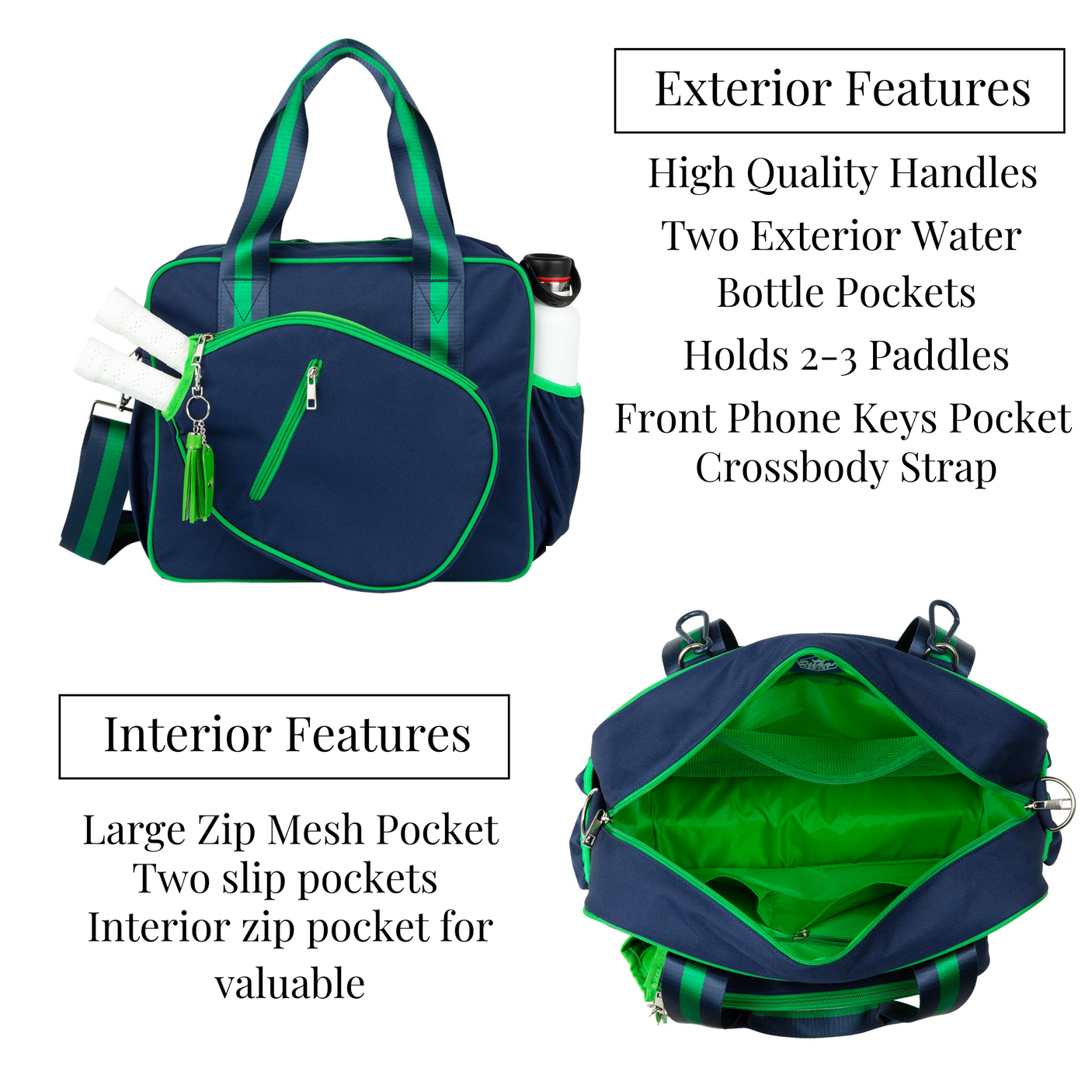 Queen Of The Court Prepster Pickleball Bag