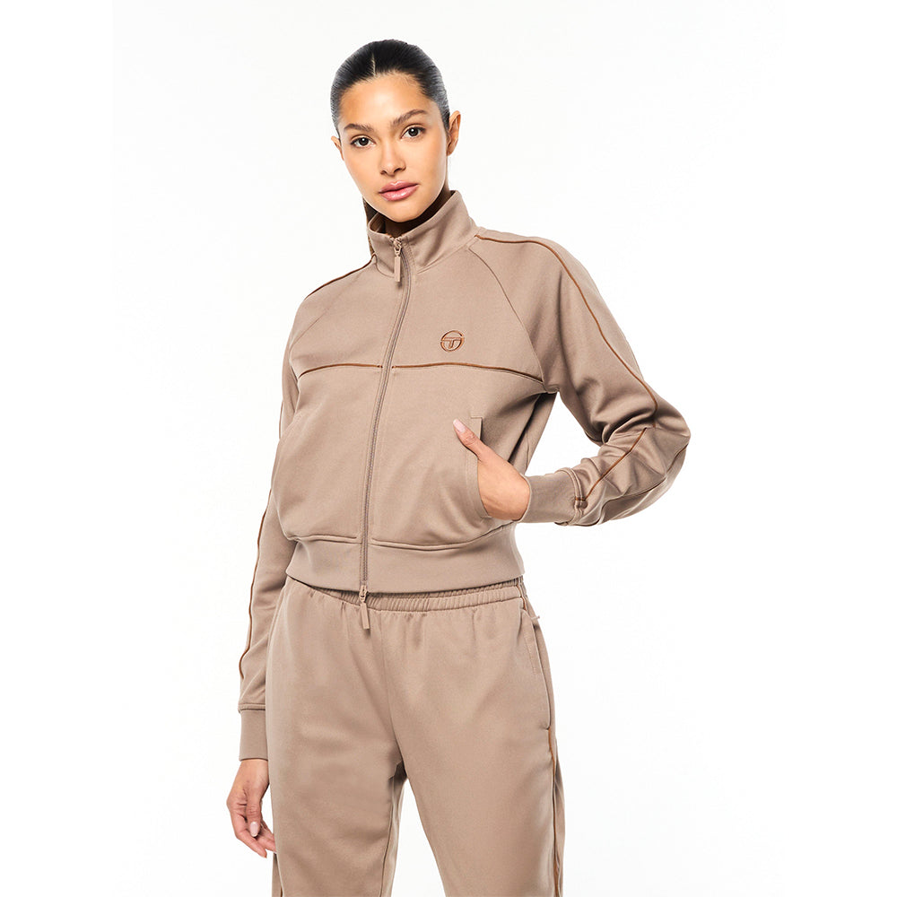 Sergio Tacchini Miss Lioni Track Jacket - Taupe Grey