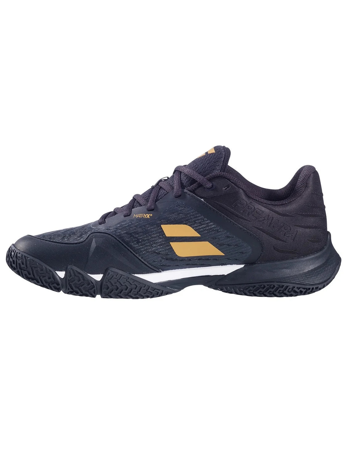Babolat Premura 3 Men Padel Shoes | Black & Gold