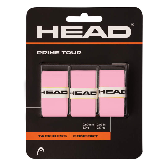 Head Multisport Overgrips Prime Tour 3 PCS Pack pink