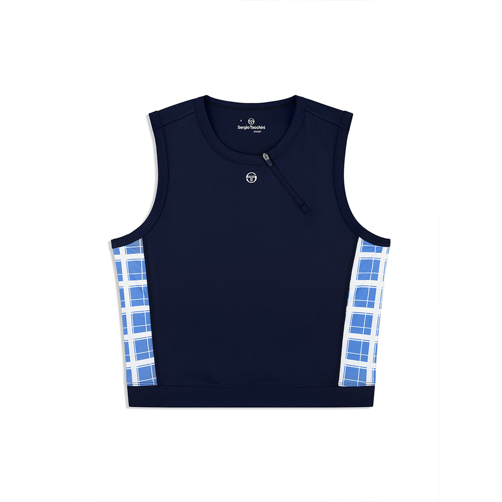 Sergio Tacchini Lara Cropped Top - Maritime Blue