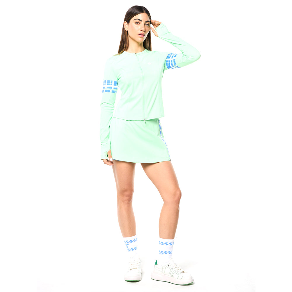 Sergio Tacchini Lara Contour Jacket - Green Ash