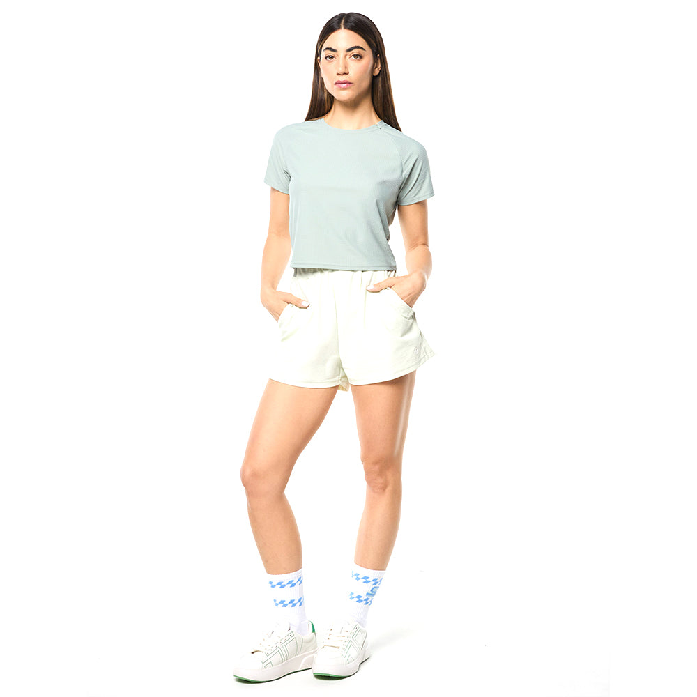 Sergio Tacchini Eva Cropped Top - Slate Gray