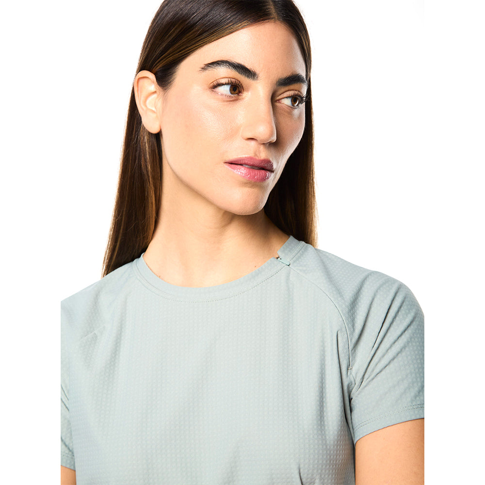 Sergio Tacchini Eva Cropped Top - Slate Gray