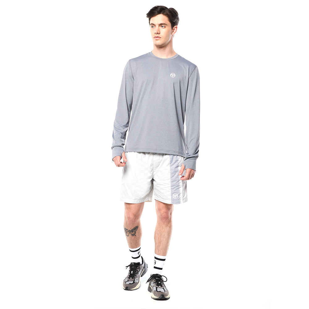 Sergio Tacchini Attivo Damarindo Long Sleeve Tee - Quiet Gray
