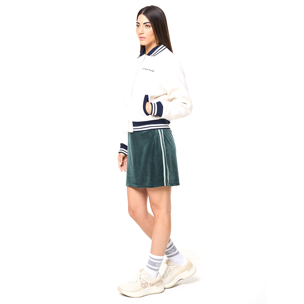 Sergio Tacchini Marisa Varsity Jacket - Gardenia