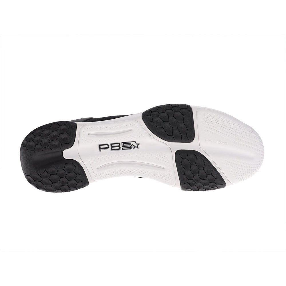 PB5 Men's Pickleball Shoes Court2 | Black-White