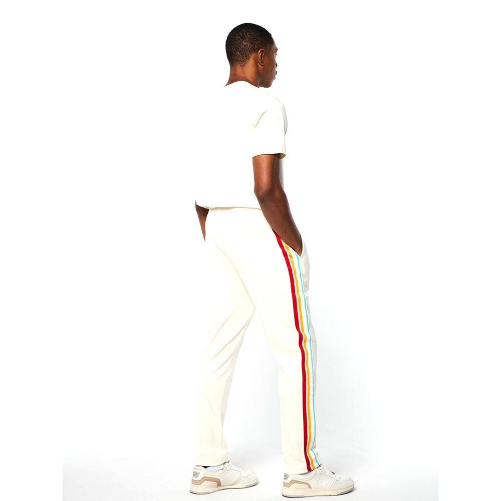 Sergio Tacchini Slice Track Pant - Gardenia/ Gold