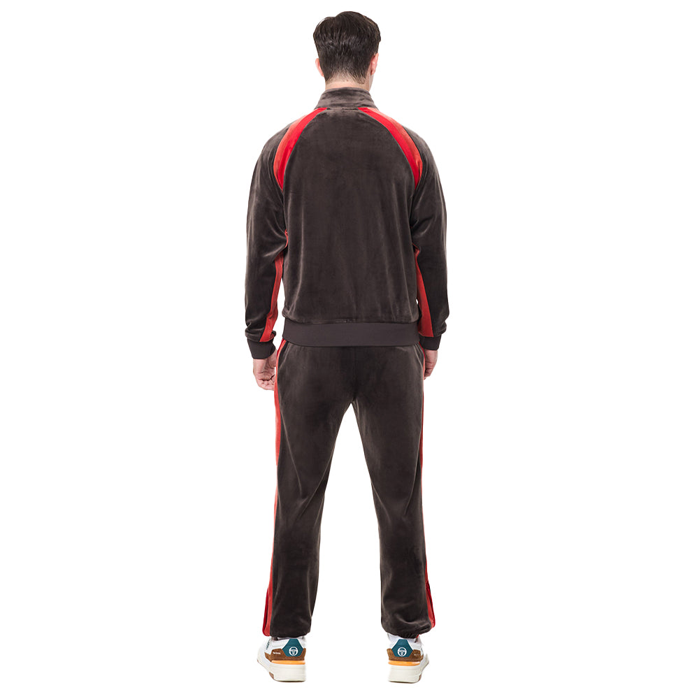 Sergio Tacchini Banda Velour Track Jacket - Mulch