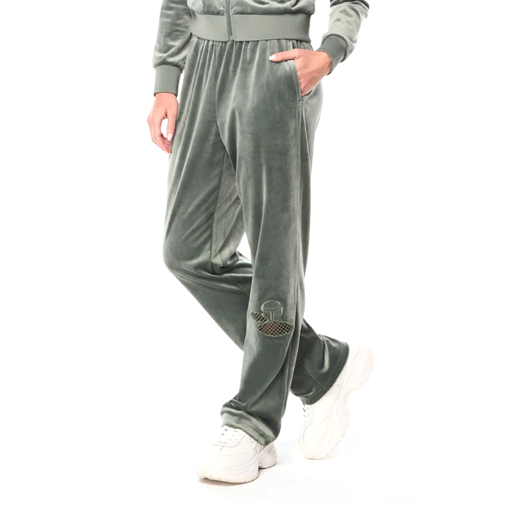 Pantalón de chándal de velour Nuvola de Sergio Tacchini | Verde agave