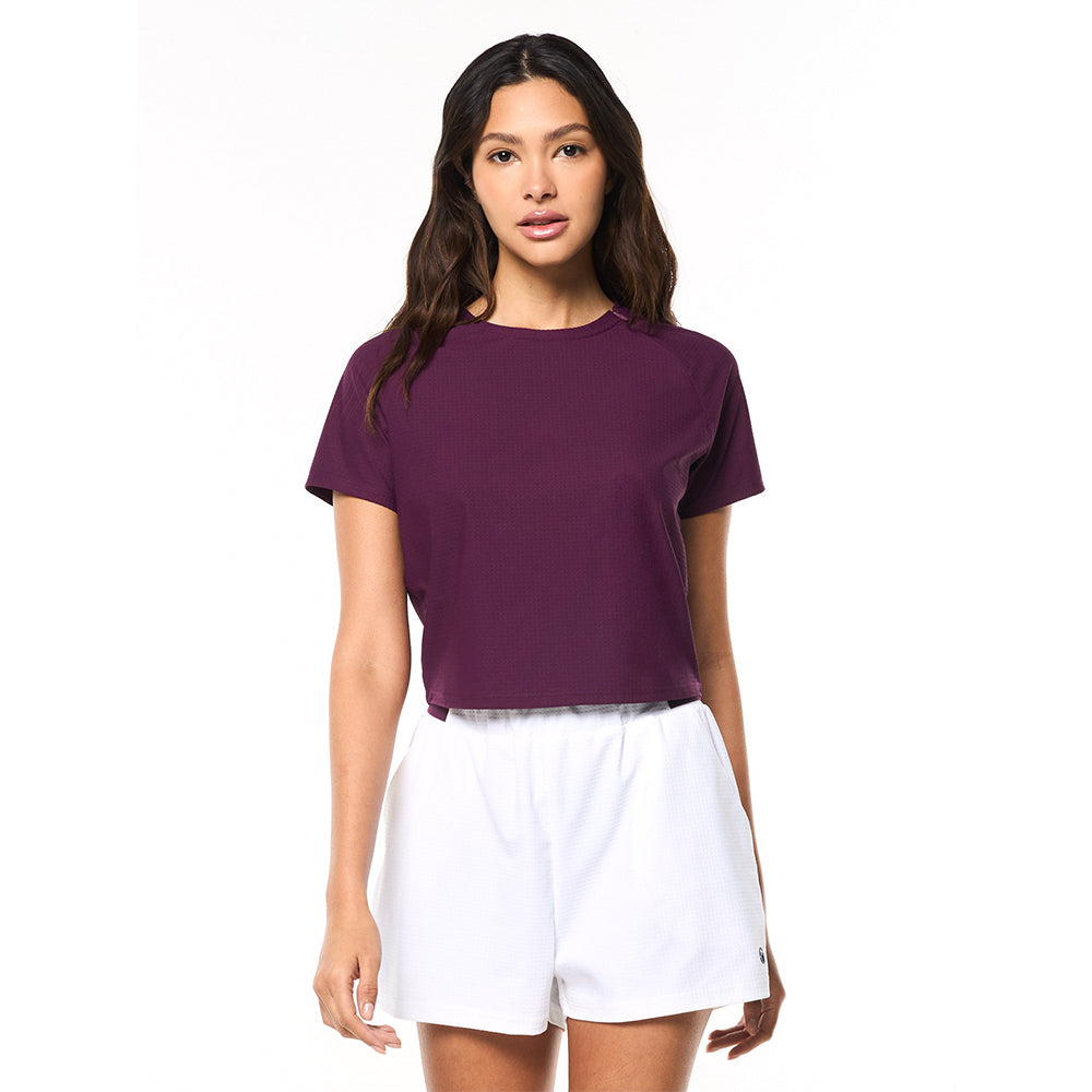 Sergio Tacchini Eva Cropped Top - Potent Purple