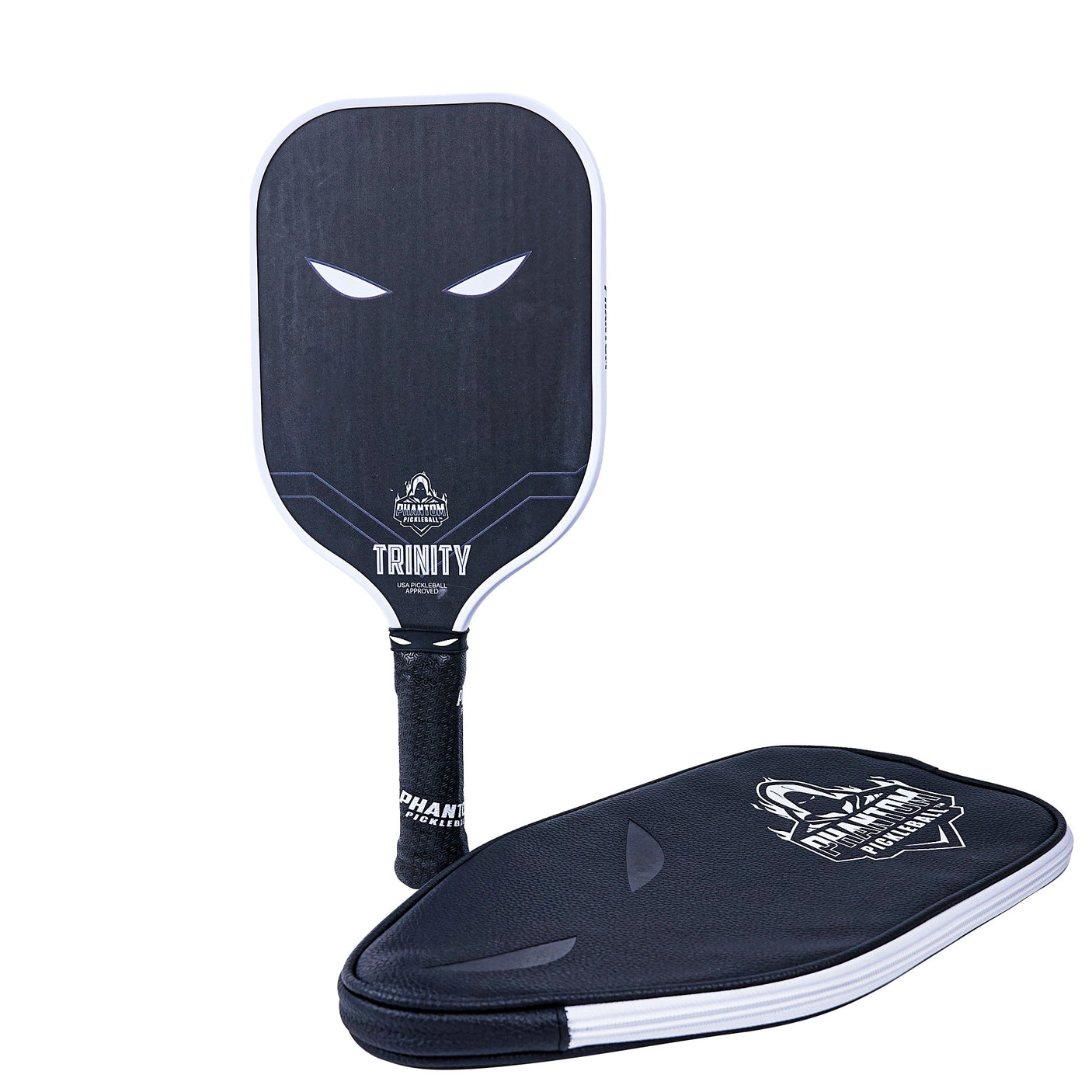 Phantom Pickleball Paddle Trinity 14mm & Premium Leather Cover