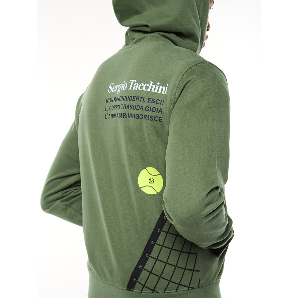 Sergio Tacchini Netto Hoodie - Duck Green