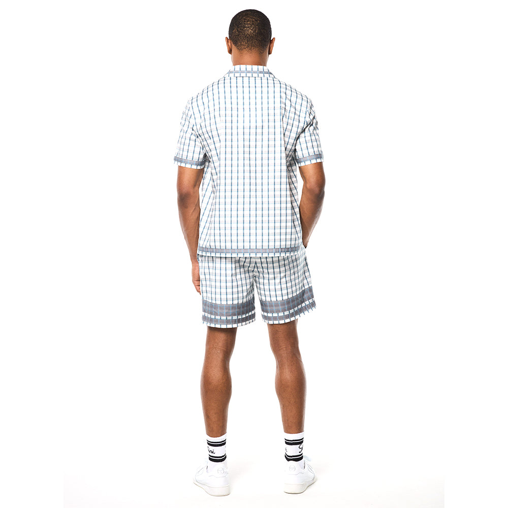 Sergio Tacchini Quadretto Cabana Shirt - Brilliant White