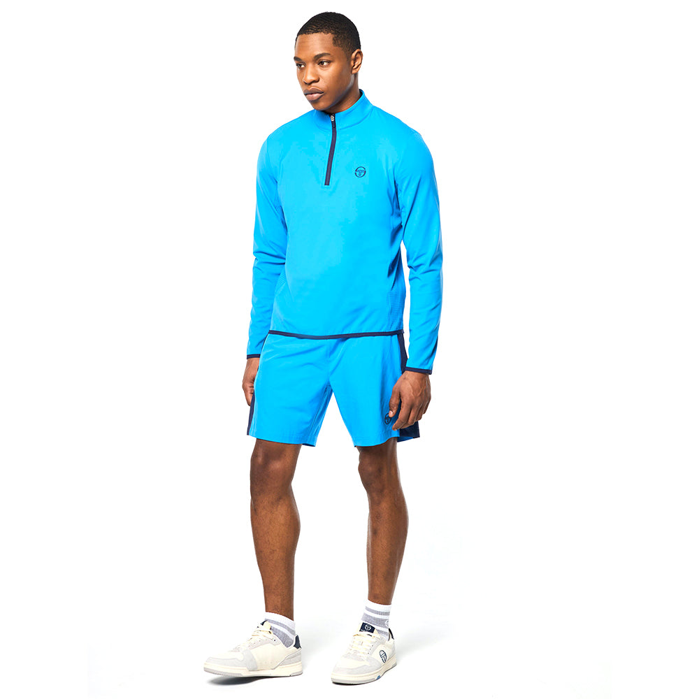 Sergio Tacchini Elio 1/4 Zip Pullover - French Blue