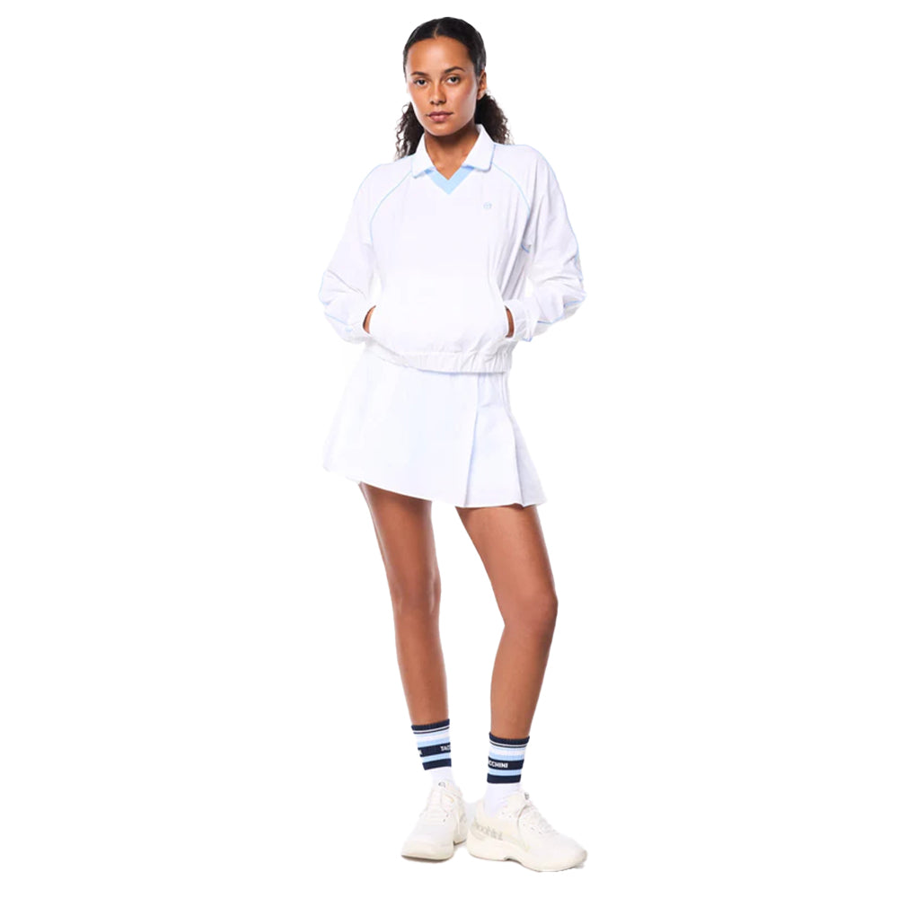 Sergio Tacchini Doni Long Sleeve Polo | Brilliant White