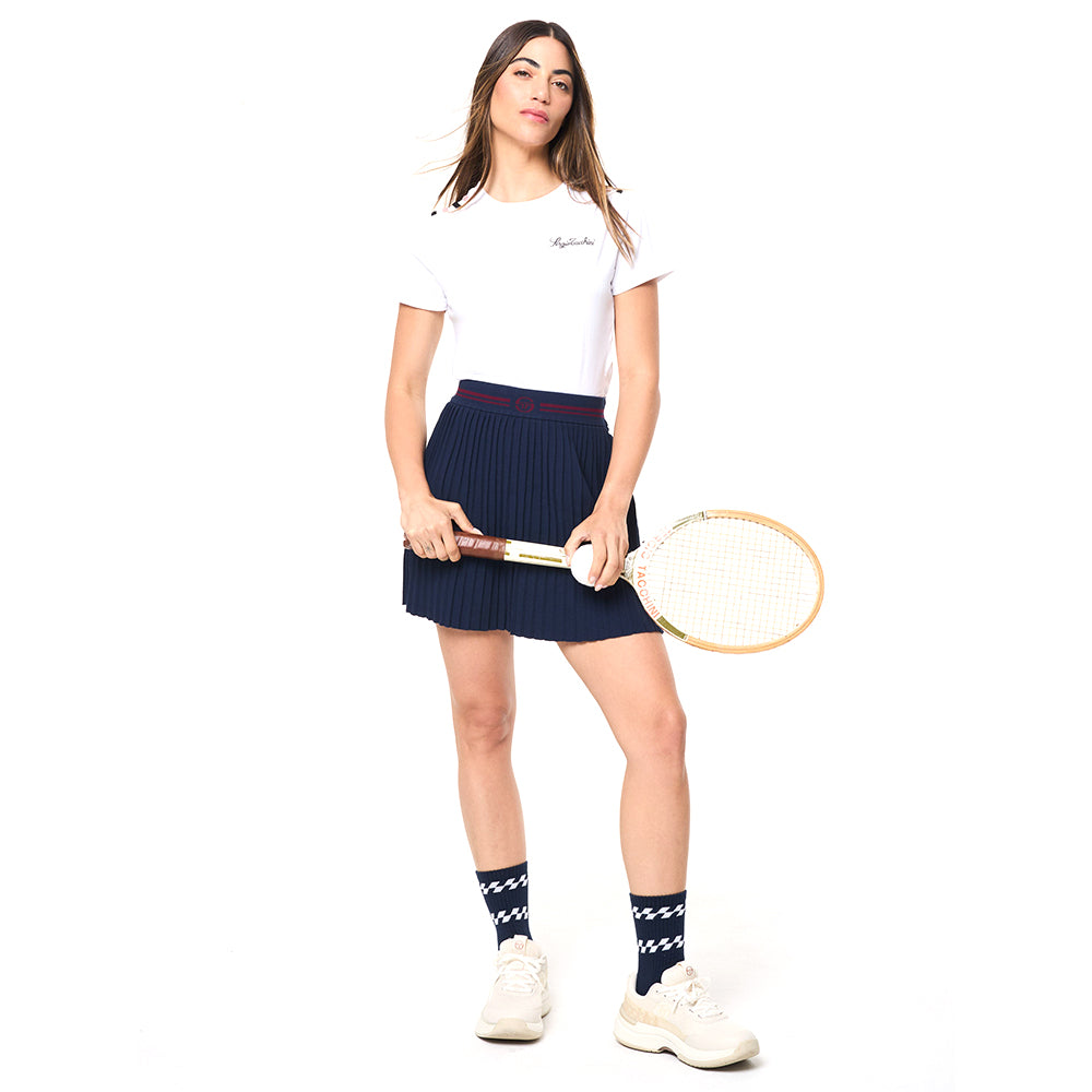 Sergio Tacchini Nota Knit Skirt - Maritime Blue