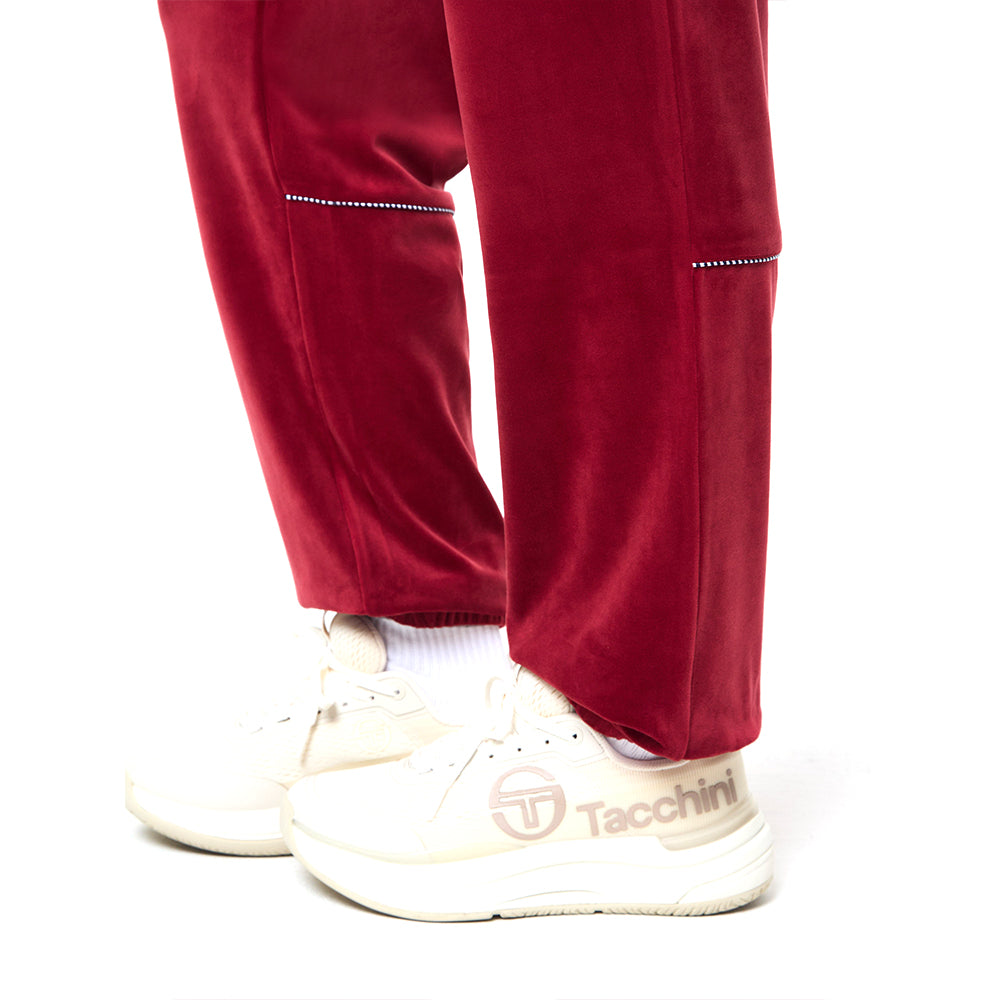 Sergio Tacchini Leta Velour Pant - Rhubarb