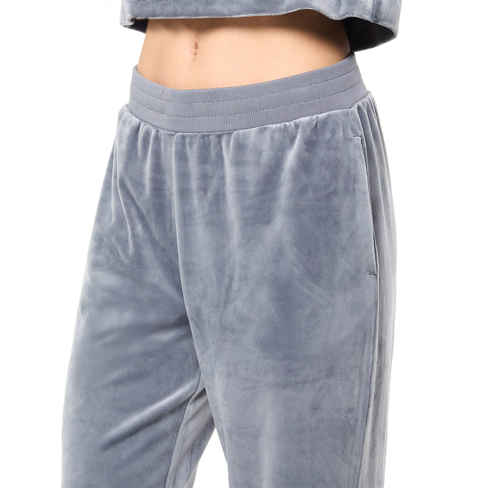 Sergio Tacchini Lina Velour Track Pant - Quiet Shade