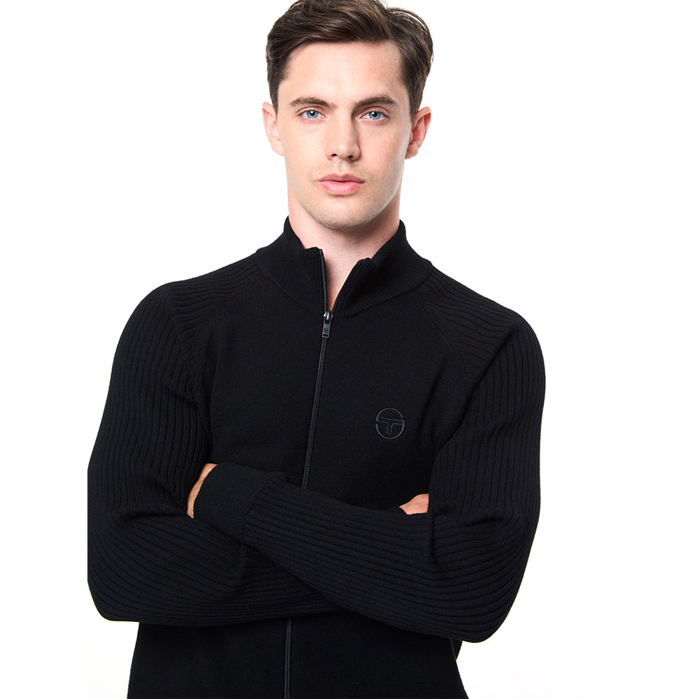 Sergio Tacchini Saggio Track Jacket - Black Beauty