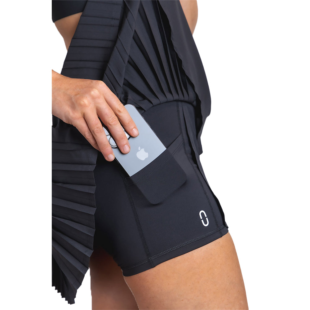 Urban Court - Black Minni Pleats Performance Skirt