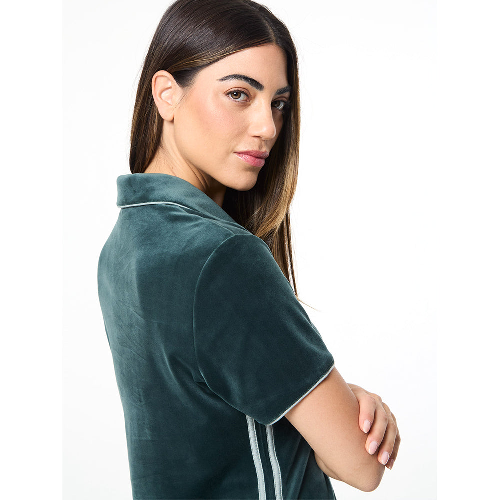 Sergio Tacchini Lina Velour Dress - Green Gables