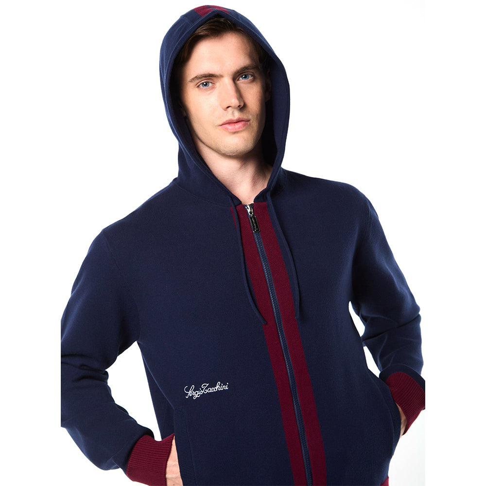Sergio Tacchini Miglia Hoodie - Maritime Blue