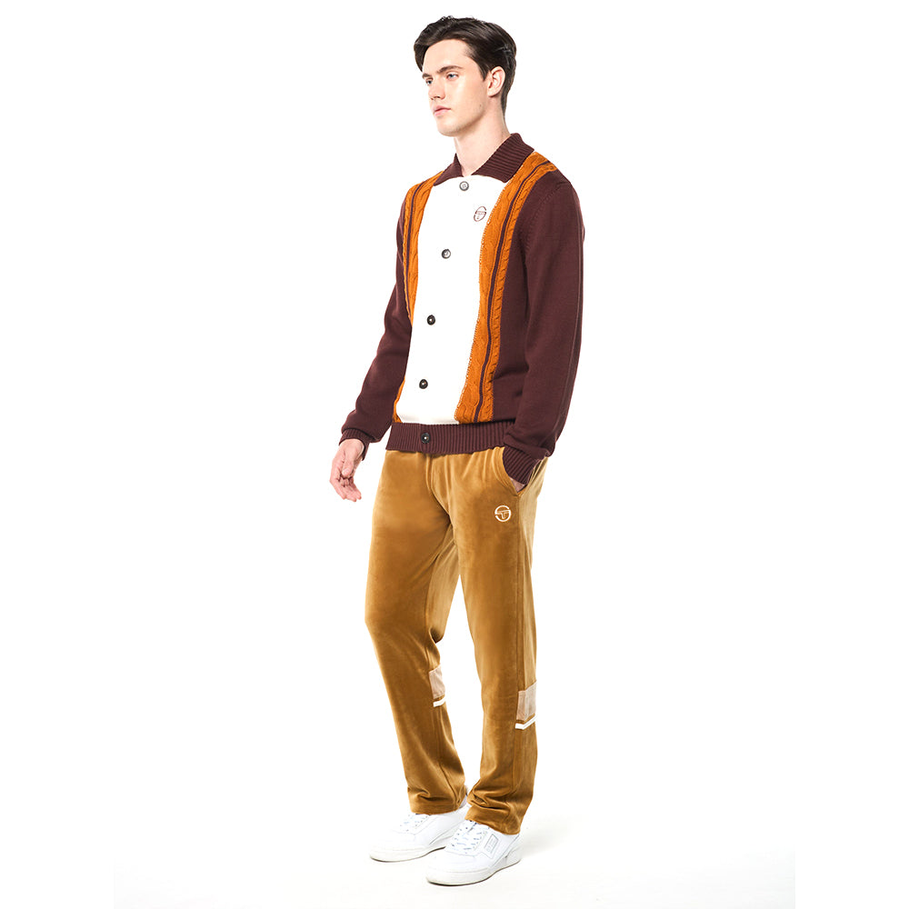 Sergio Tacchini Bruni Knit Cardigan - Bitter Chocolate