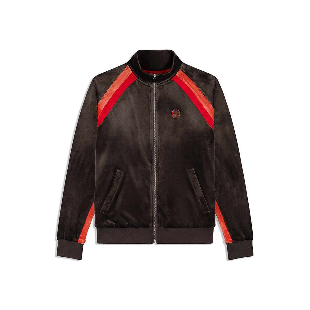 Sergio Tacchini Banda Velour Track Jacket - Mulch