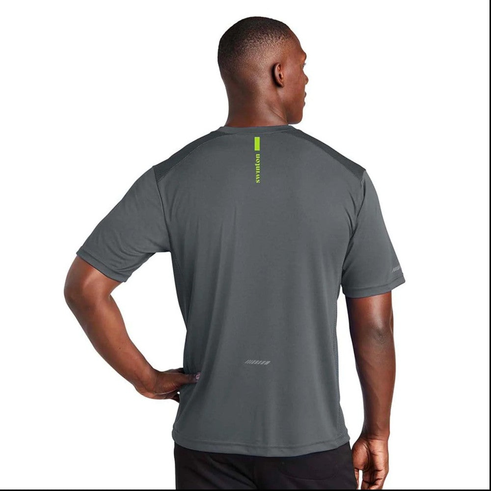 Swinton Pickleball - Men's Kitchen's Closed Performance Shirt Gray
