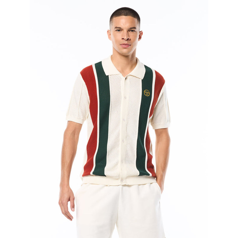 Sergio Tacchini Montell Knit Polo | Gardenia