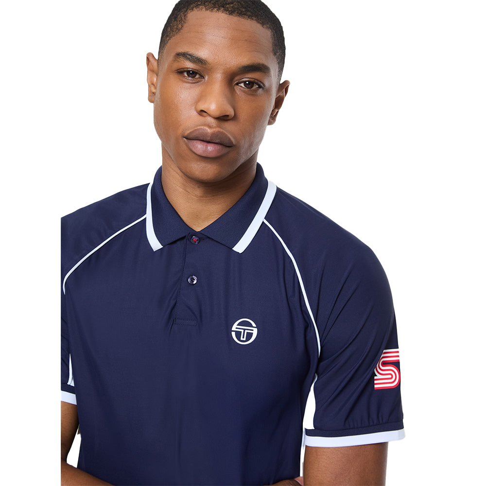 Sergio Tacchini Macchina Polo - Maritime Blue