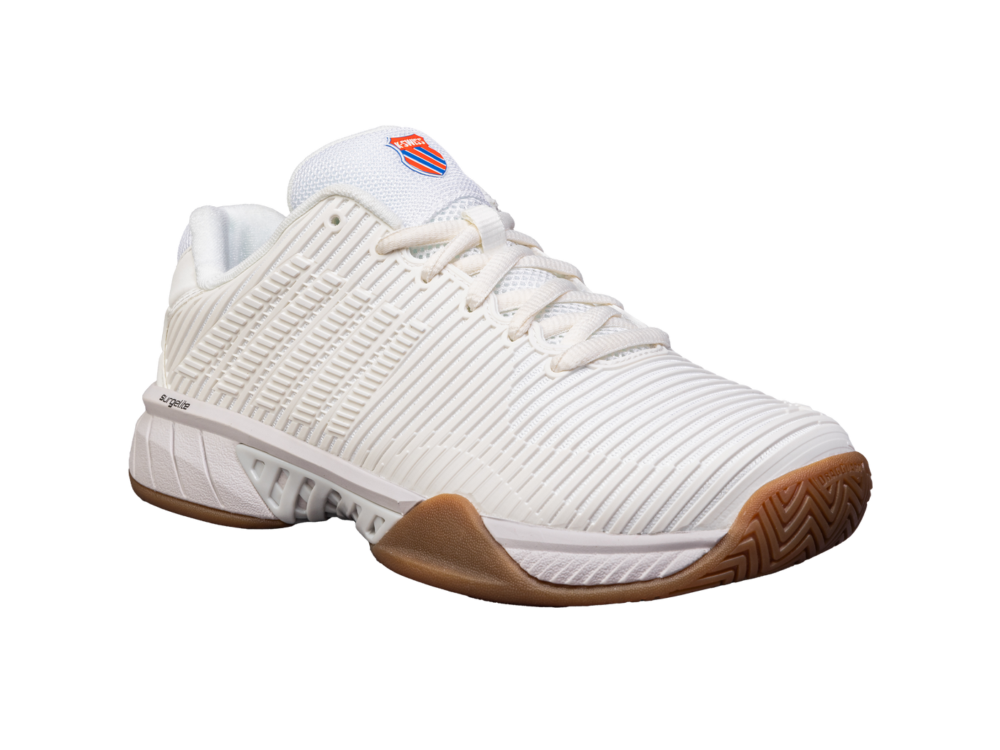 Zapatillas K-Swiss Hypercourt Express 2 Indoor para mujer | Blanco brillante/Goma