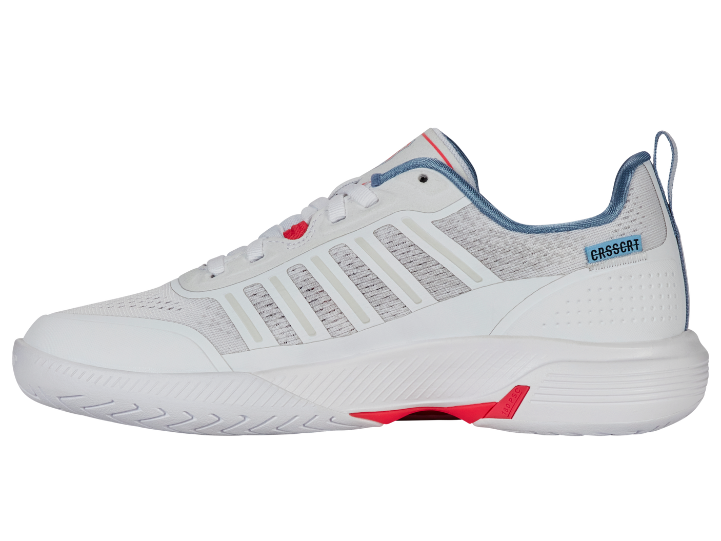 Zapatillas K-Swiss de mujer Ultra Court | Blanco/Tejano Descolorido/Dubarry