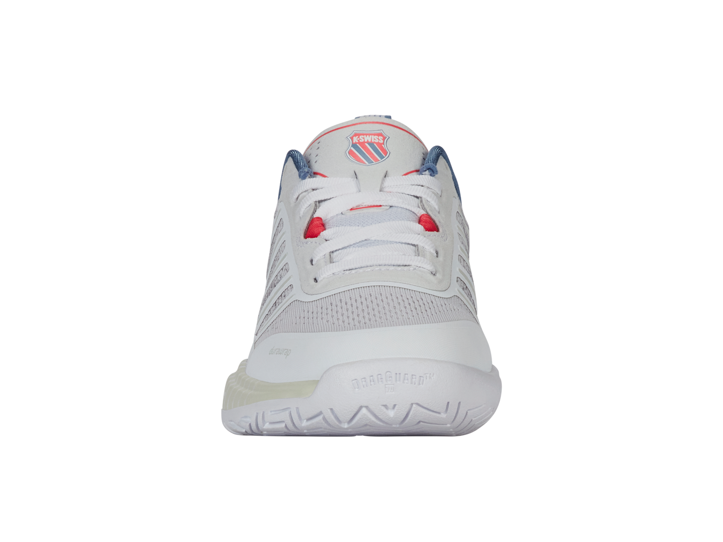 Zapatillas K-Swiss de mujer Ultra Court | Blanco/Tejano Descolorido/Dubarry