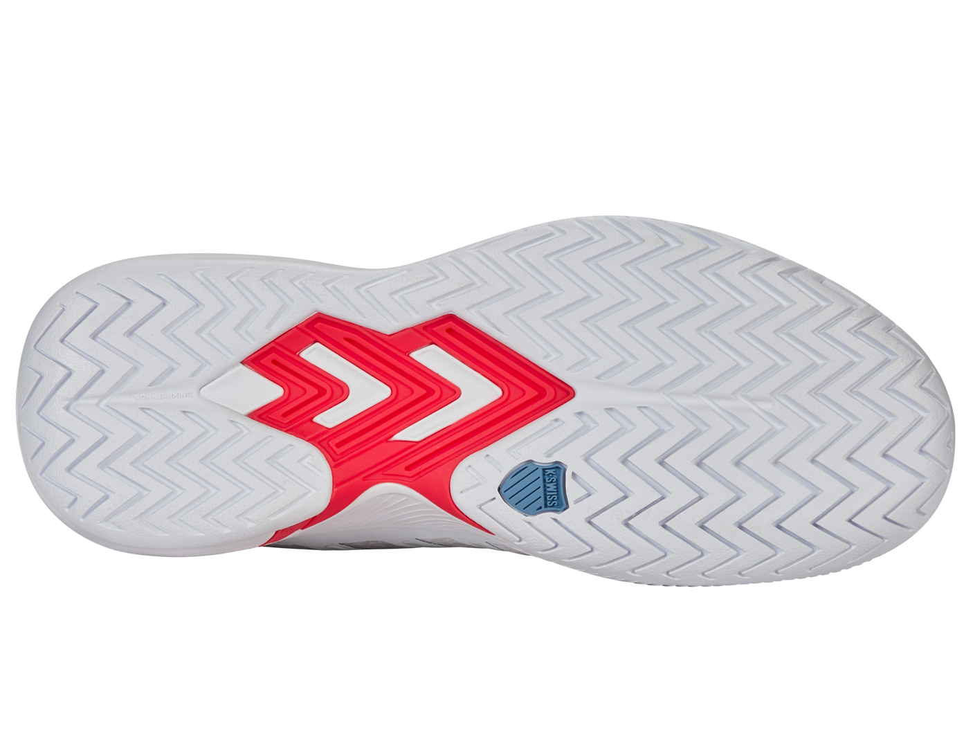 Zapatillas K-Swiss de mujer Ultra Court | Blanco/Tejano Descolorido/Dubarry