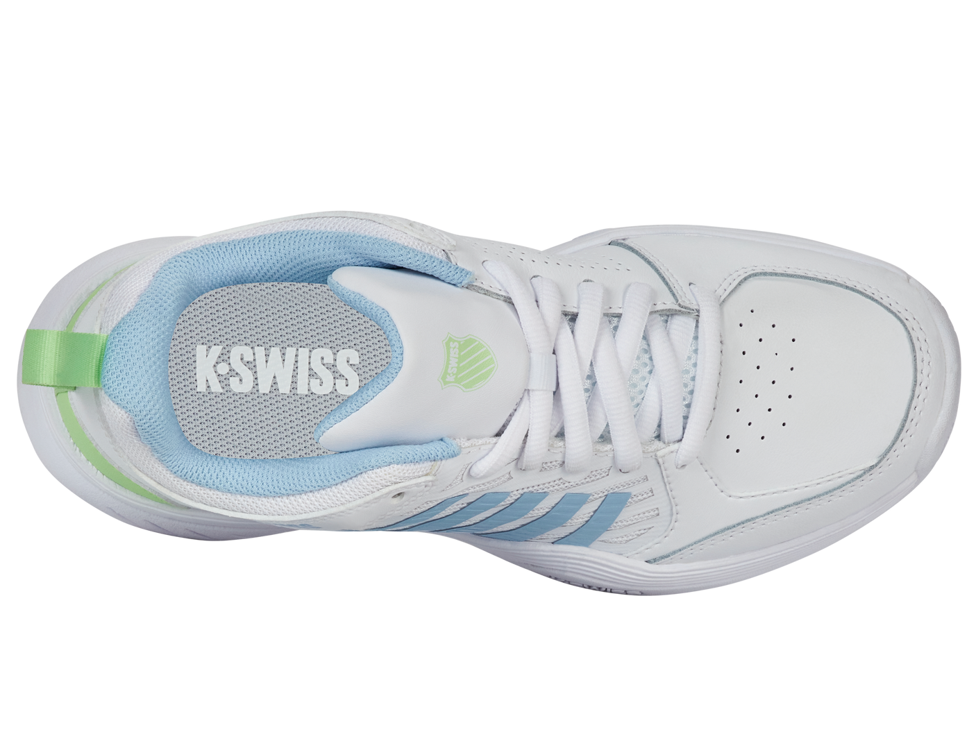 K-Swiss Women's Shoes Court Express 2 | White/Dutch Canal/Paradise Green