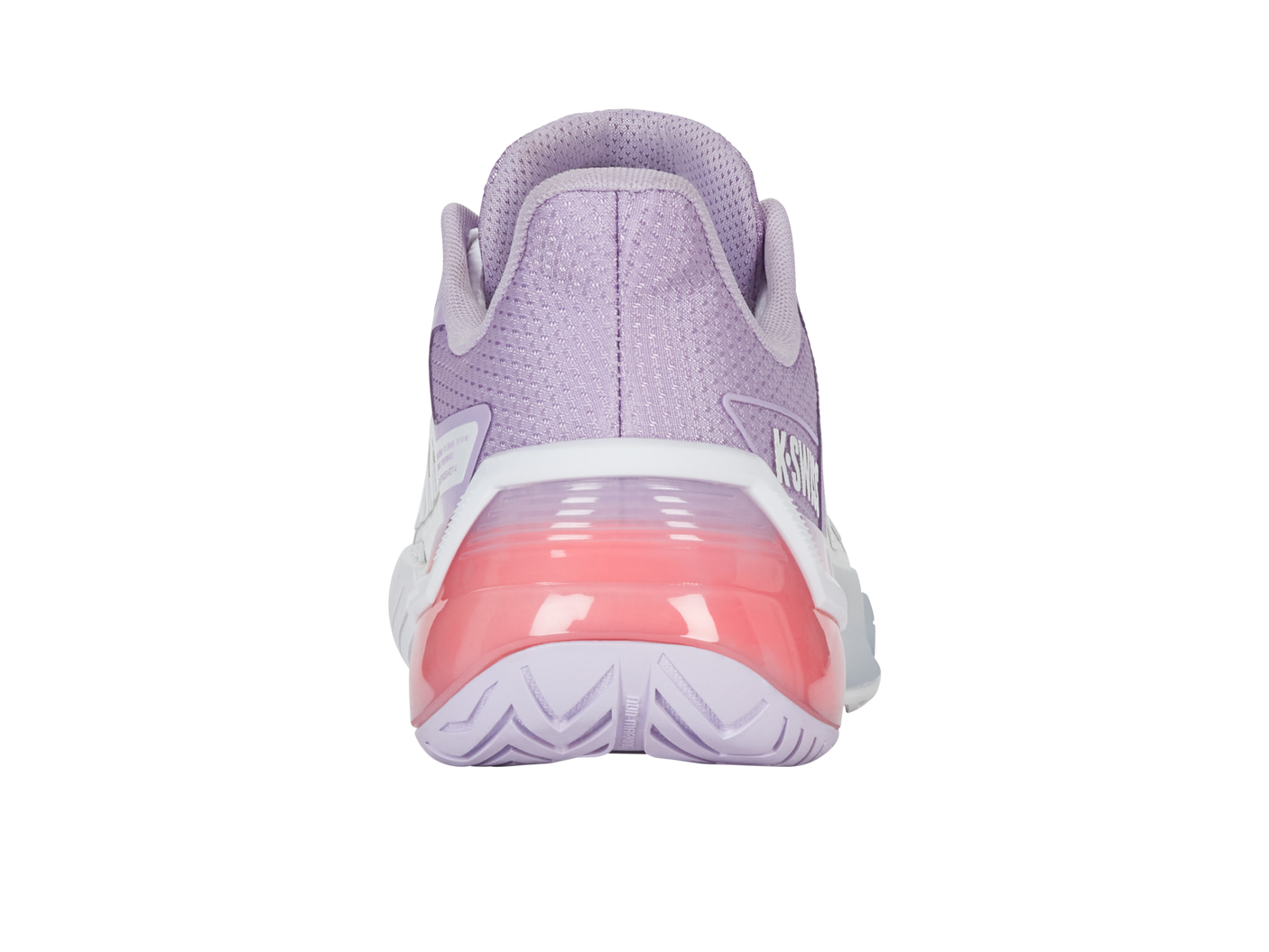 Zapatillas K-Swiss Ultrashot 4 para mujer | Blanco/Orquídea pétalo/Neón brillante