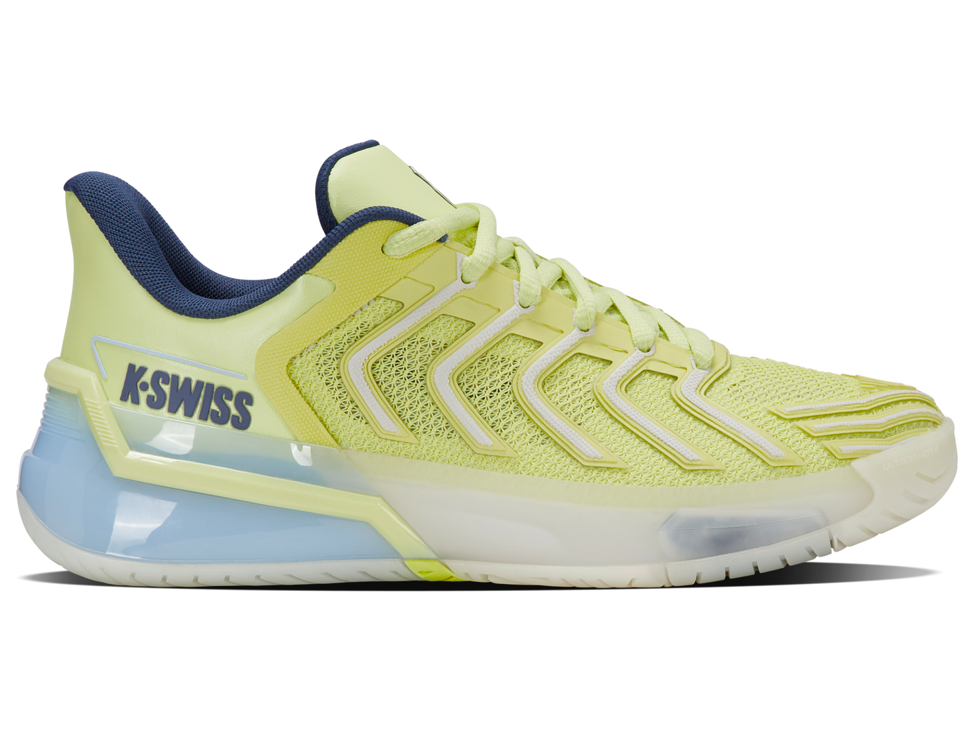 Zapatillas K-Swiss Ultrashot 4 para mujer | Verde Luminario/Blanco De Blanco/Azul Balada