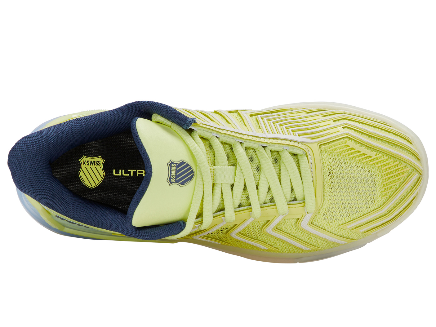 Zapatillas K-Swiss Ultrashot 4 para mujer | Verde Luminario/Blanco De Blanco/Azul Balada