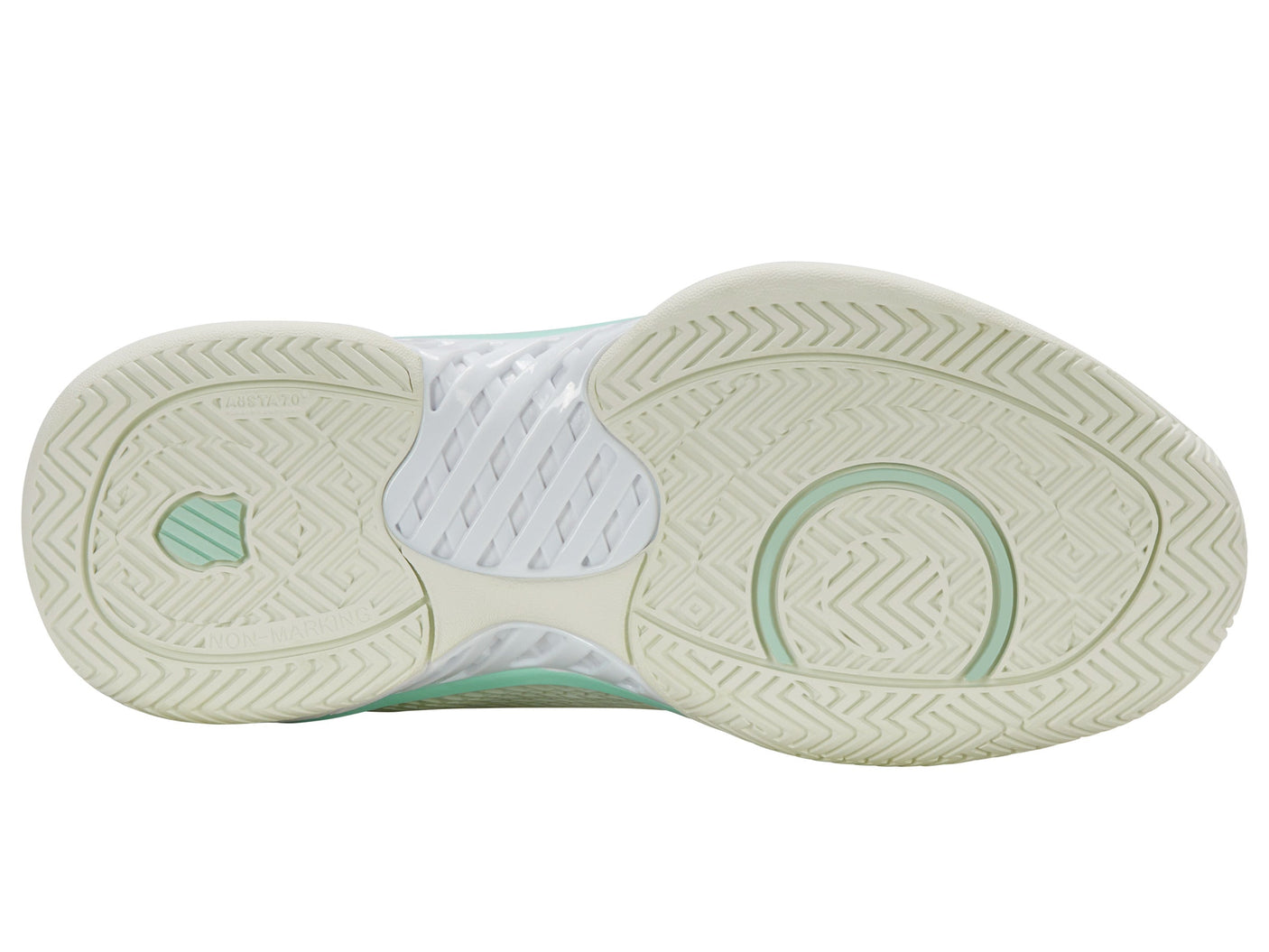Zapatillas de mujer K-Swiss Express Light Pickleball | Ice/Melón/Rosa pastel neón