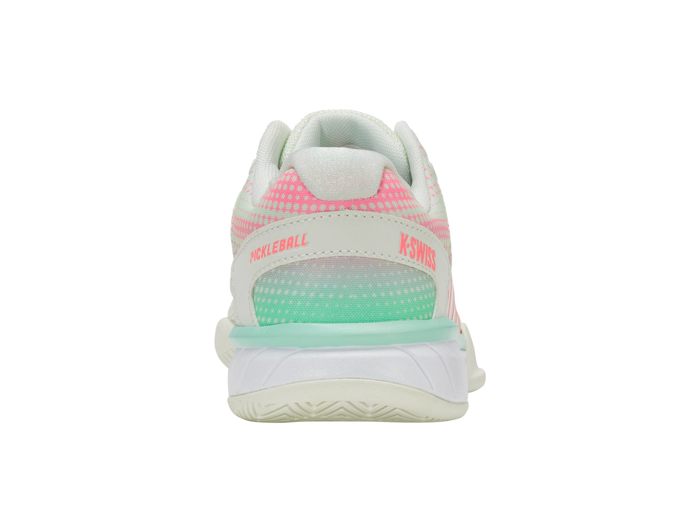 Zapatillas de mujer K-Swiss Express Light Pickleball | Ice/Melón/Rosa pastel neón