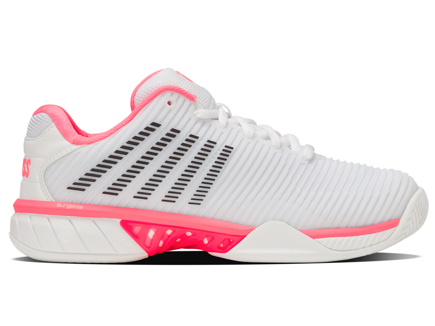 96613-173-M | HYPERCOURT EXPRESS 2 | WHITE/NEON PASTEL PINK/BLACK