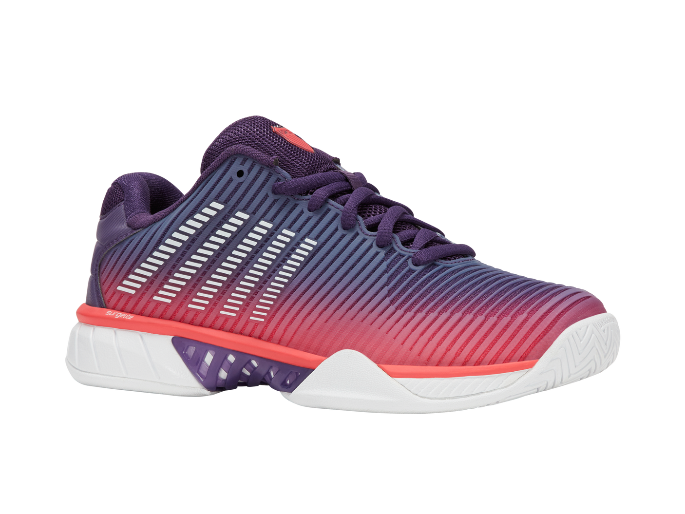 Zapatillas K-Swiss Hypercourt Express 2 para mujer | Plumeria morada/Blanco/Coral intenso