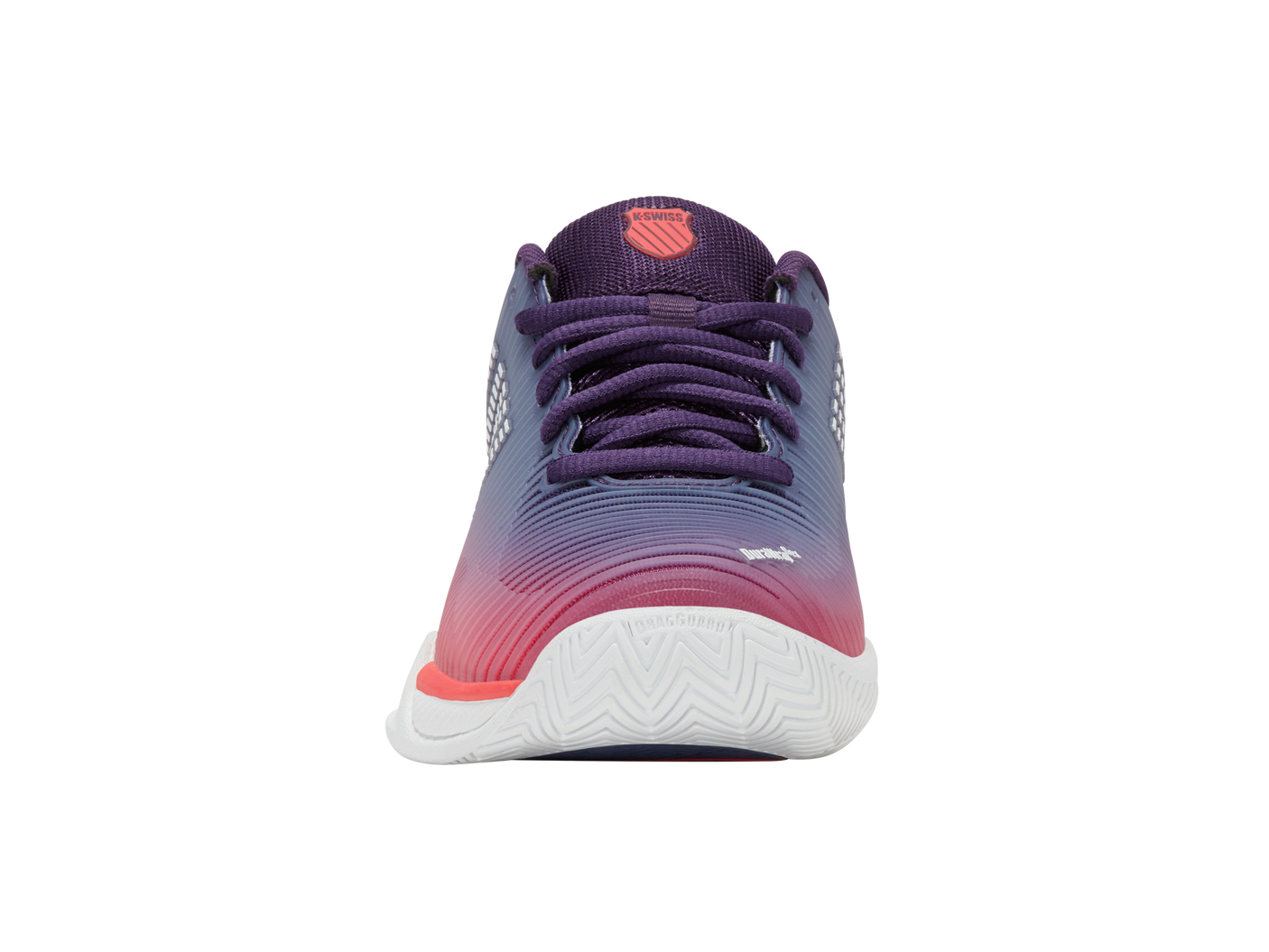 Zapatillas K-Swiss Hypercourt Express 2 para mujer | Plumeria morada/Blanco/Coral intenso