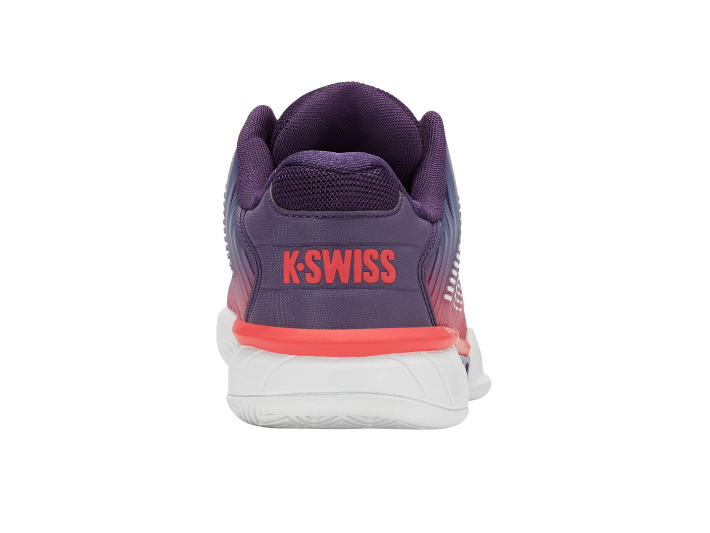 Zapatillas K-Swiss Hypercourt Express 2 para mujer | Plumeria morada/Blanco/Coral intenso