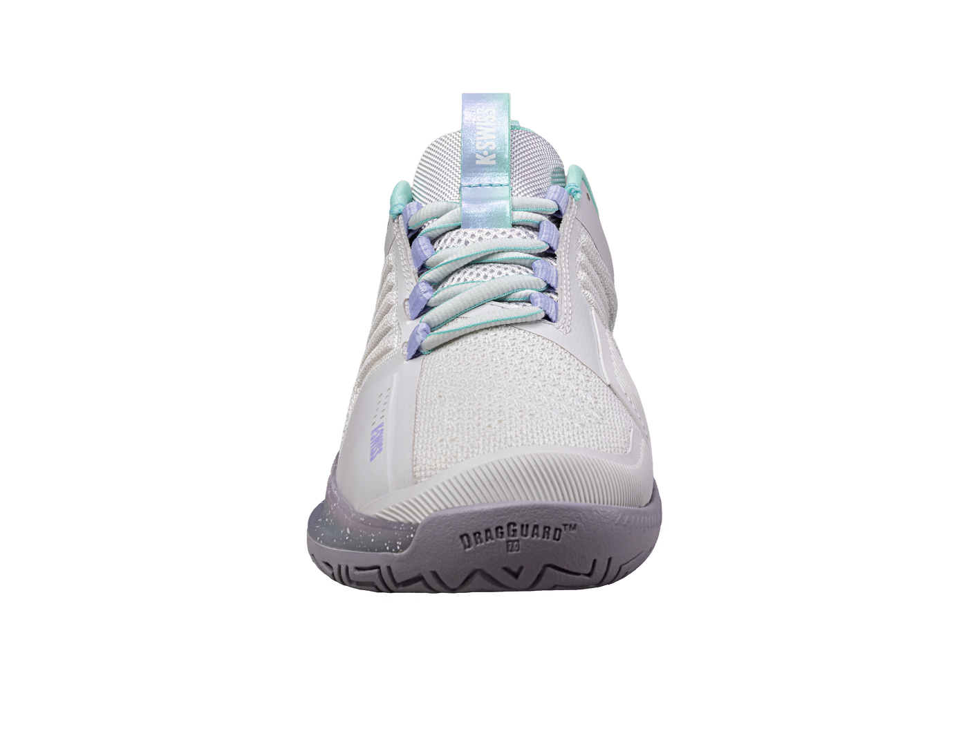 Zapatillas K-Swiss Ultrashot 3 para mujer | Nube Nimbus/Gris lila/Morado neón